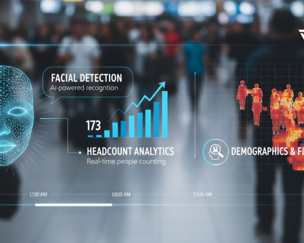 Facial Detection and Headcount Analytics on Existing CCTV Surveillance System