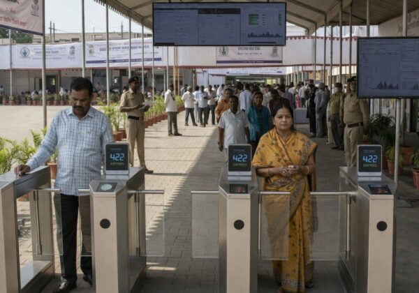 Election Security in India: How Automated Access Control Helps Manage Polling Booth Crowds