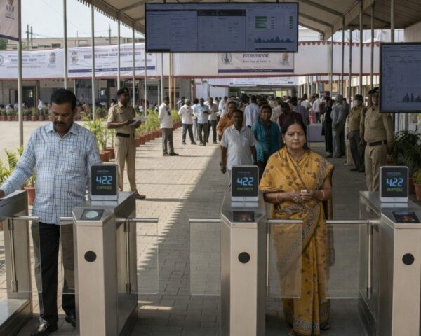 Election Security in India: How Automated Access Control Helps Manage Polling Booth Crowds