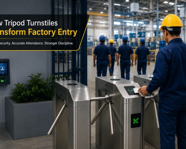 A Factory Improved Workforce Discipline and Entry Control After Installing Tripod Turnstiles at Entry Points
