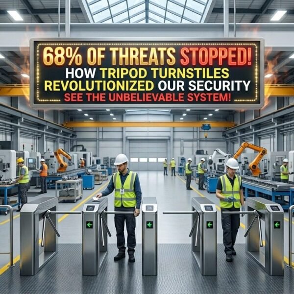 A Manufacturing Plant Reduced Unauthorized Employee Entry by 68 Percent After Installing Tripod Turnstiles